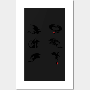 Toothless Dragon - How to train your dragon Posters and Art